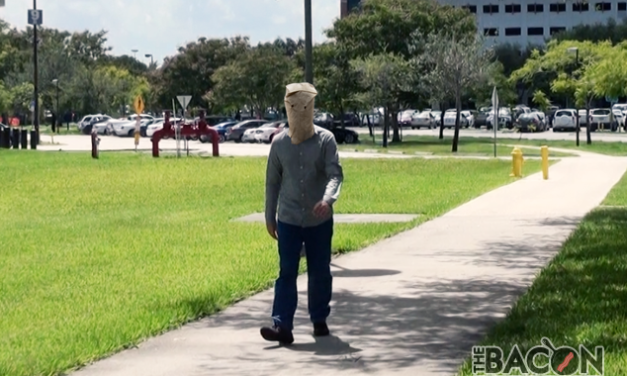 Student Wears Bag Over Head To Avoid Old Friends