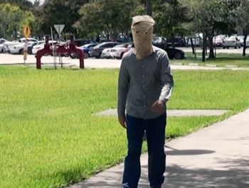 Student Wears Bag Over Head To Avoid Old Friends